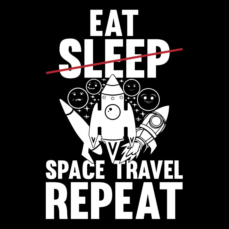 Space Rocket Ship Planets - Eat Sleep Space Travel