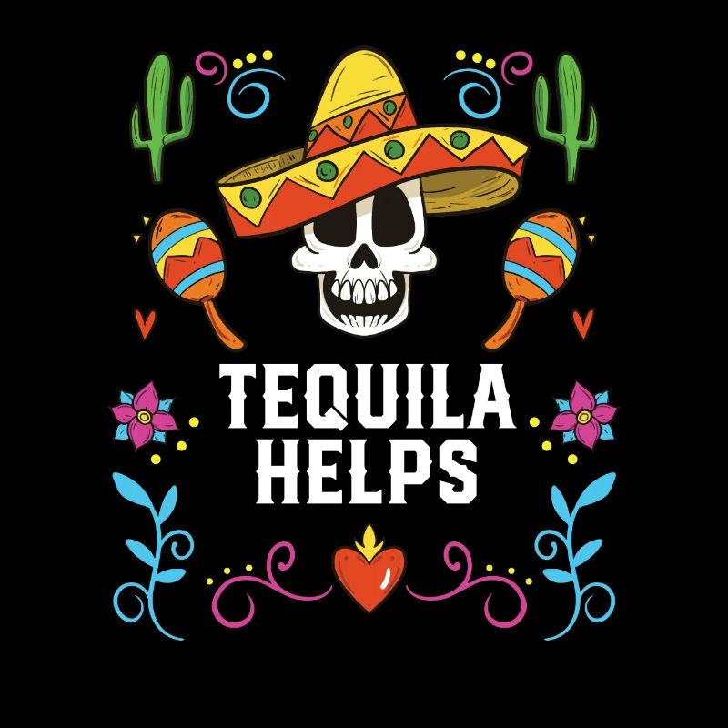 La tequila aide le buveur de tequila alcoolisée Mexique