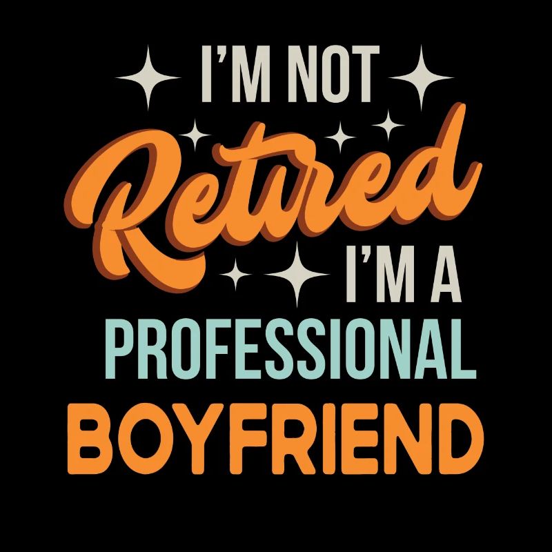 Ich bin nicht im Ruhestand Ich bin B Professional Freund