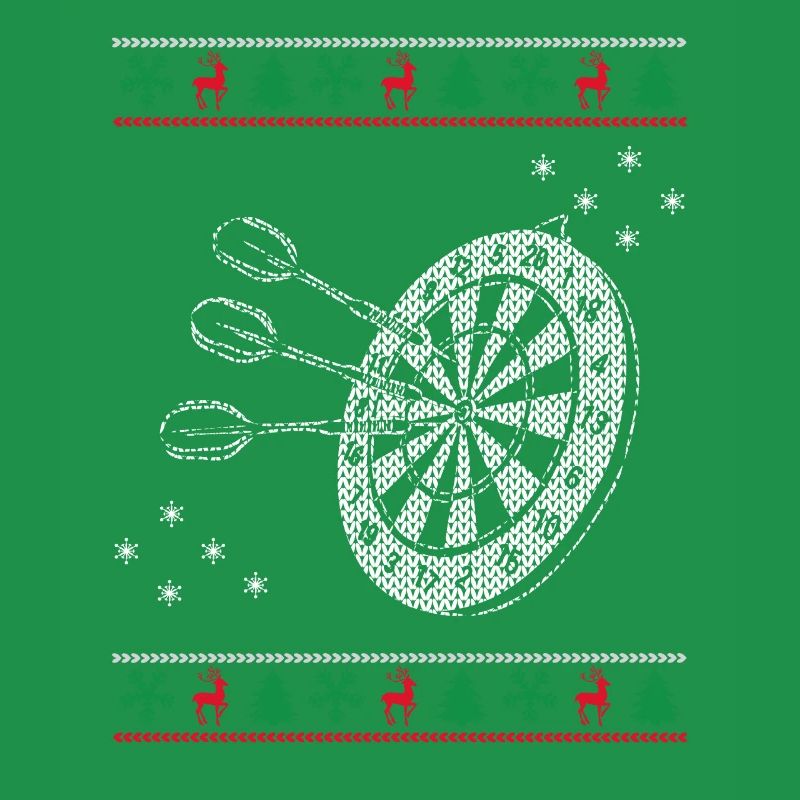 Jeu de fléchettes à Noël