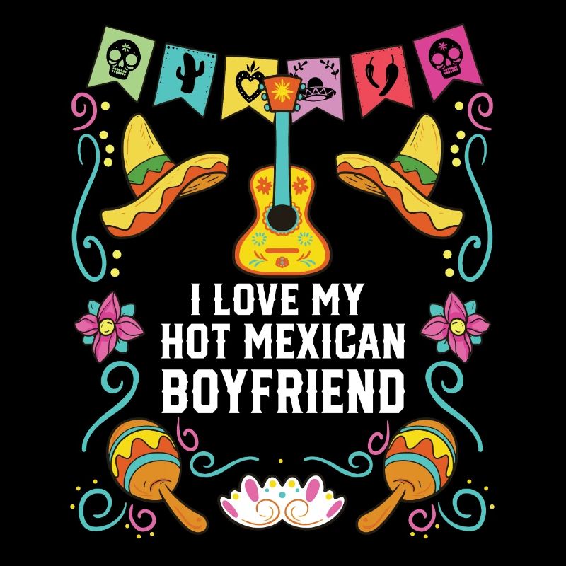 J’aime mon petit ami mexicain chaud Mexico Pride