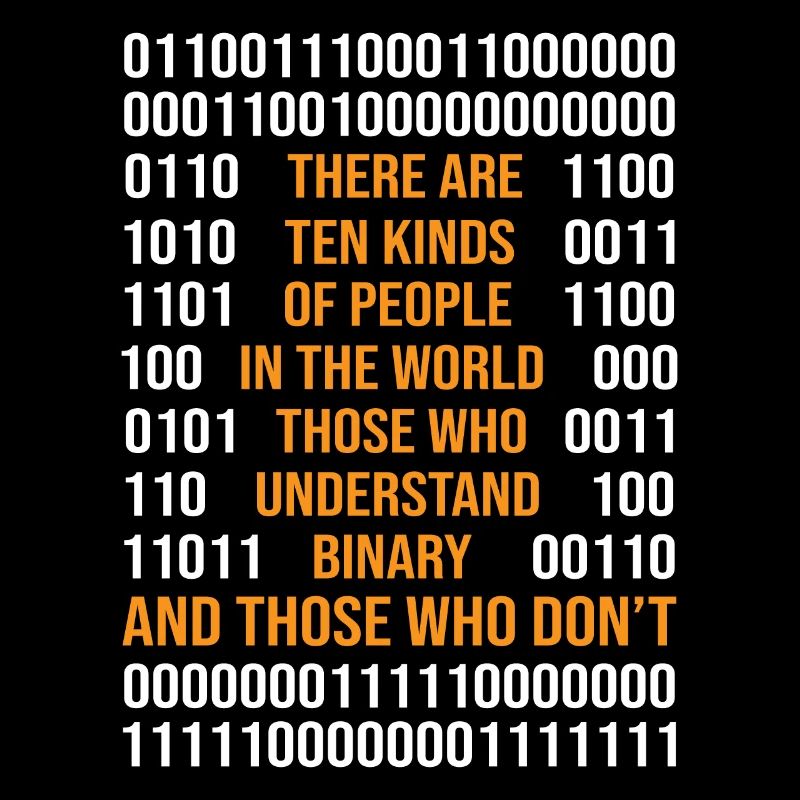 Programming Binary Code There Are 10 Kinds Of Peop