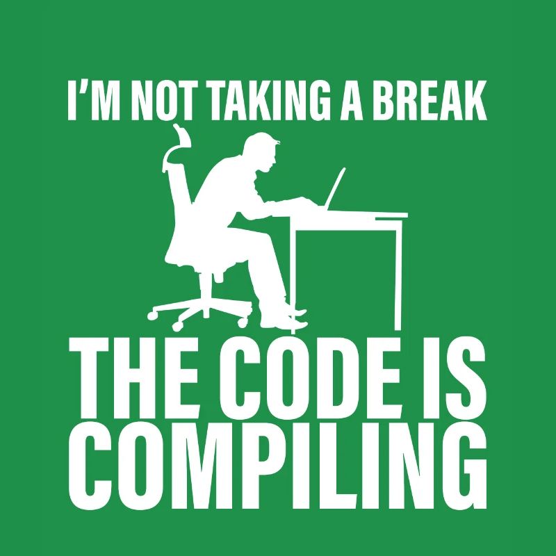 I'm Not Taking A Break, The Code Is Compiling 4