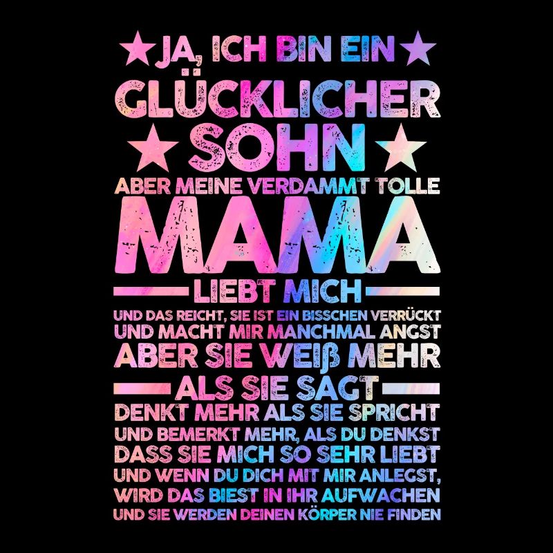 Sohn & Mutter Familie Mutter Geschenk