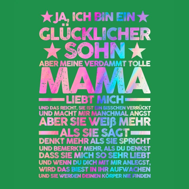 Sohn & Mutter Familie Mutter Geschenk