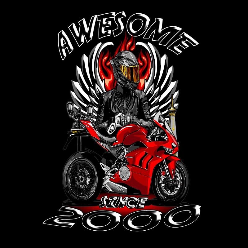 Awesome since 2000, Biker Geburtstag