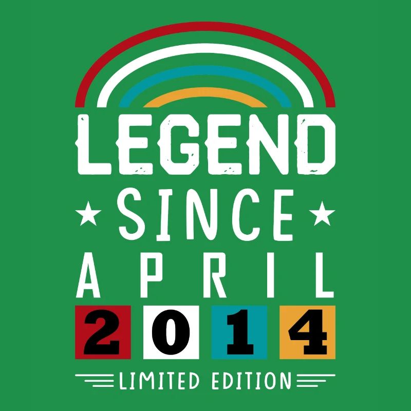 2014 Legend Since Geburtstag Geschenk April