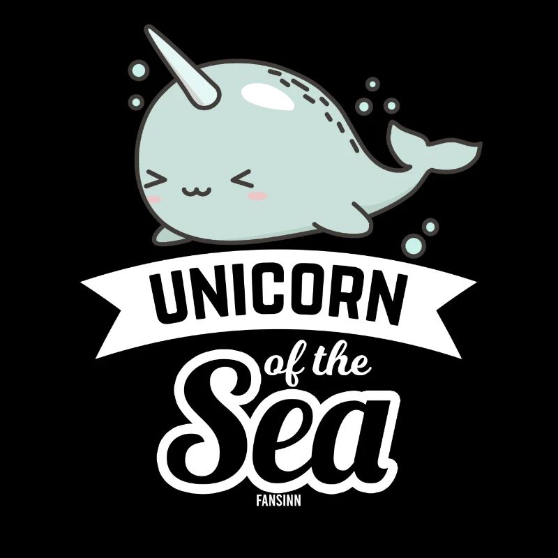 mignon bébé narval dans la mer