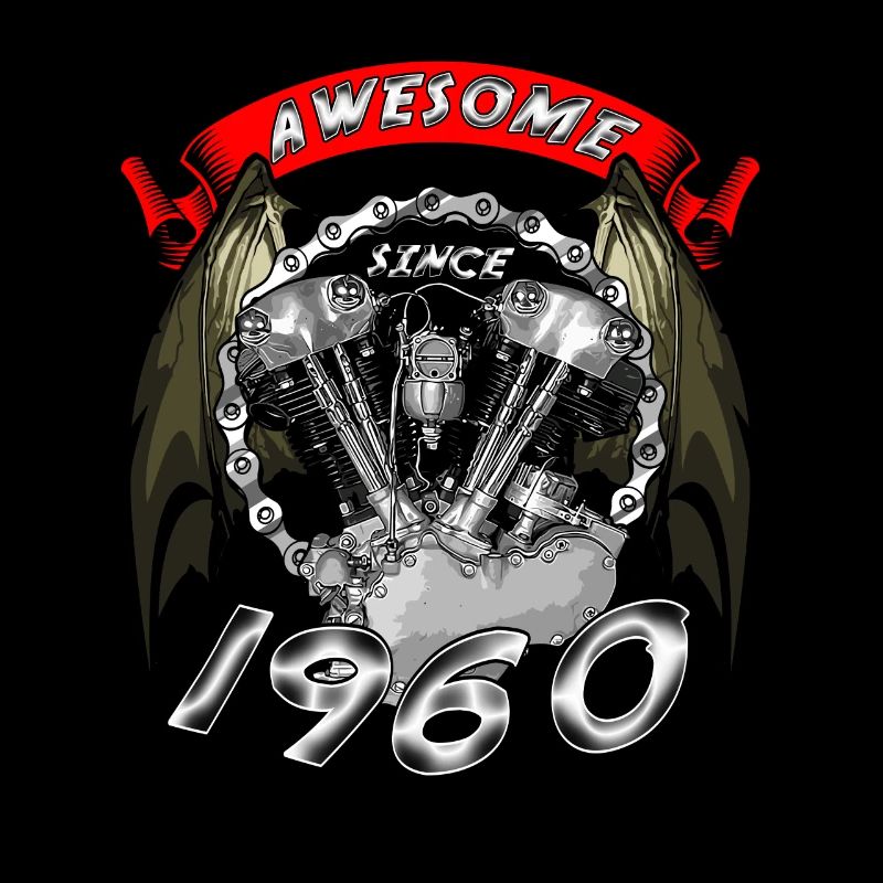 Awesome since 1960, Biker Geburtstag