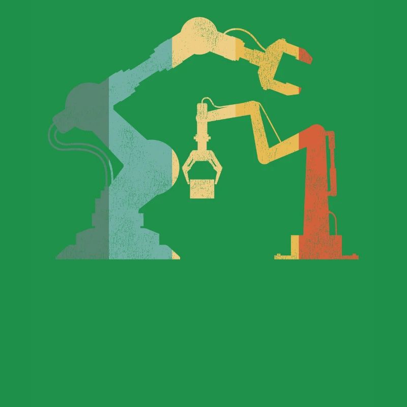 Robot Robotics Engineer Retro