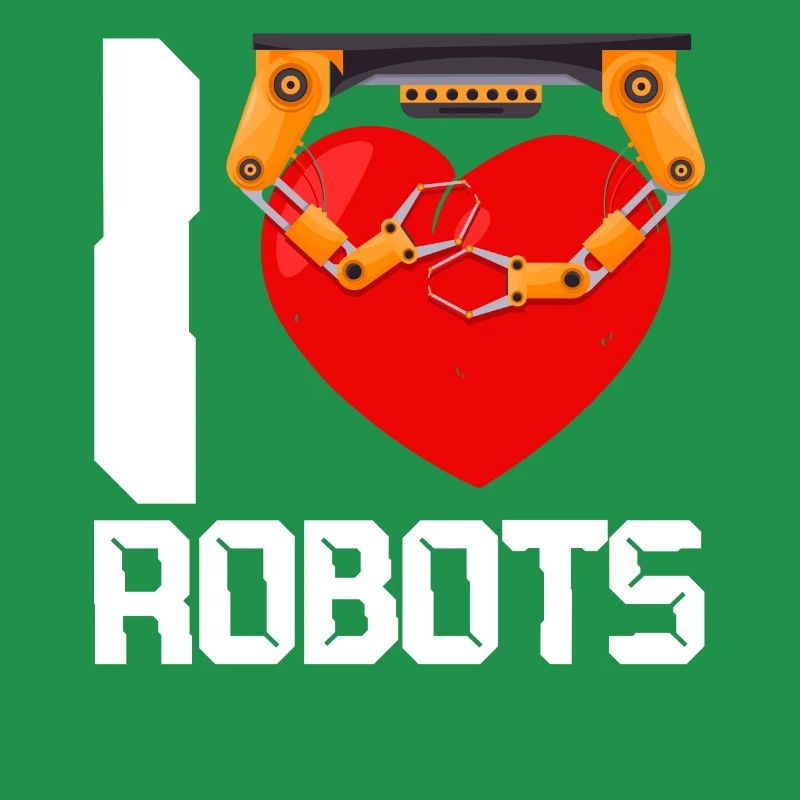 Robot Robotics Engineer Heart I