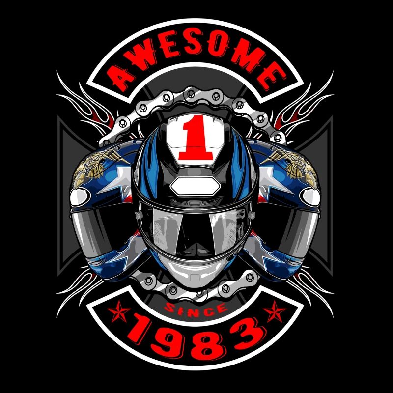 Awesome since 1983, Biker Geburtstag