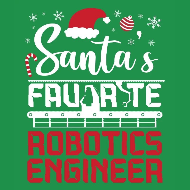 Robot Robotics Engineer Christmas