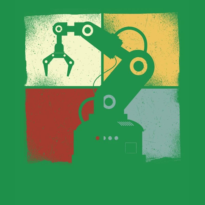 Robot Robotics Engineer Retro