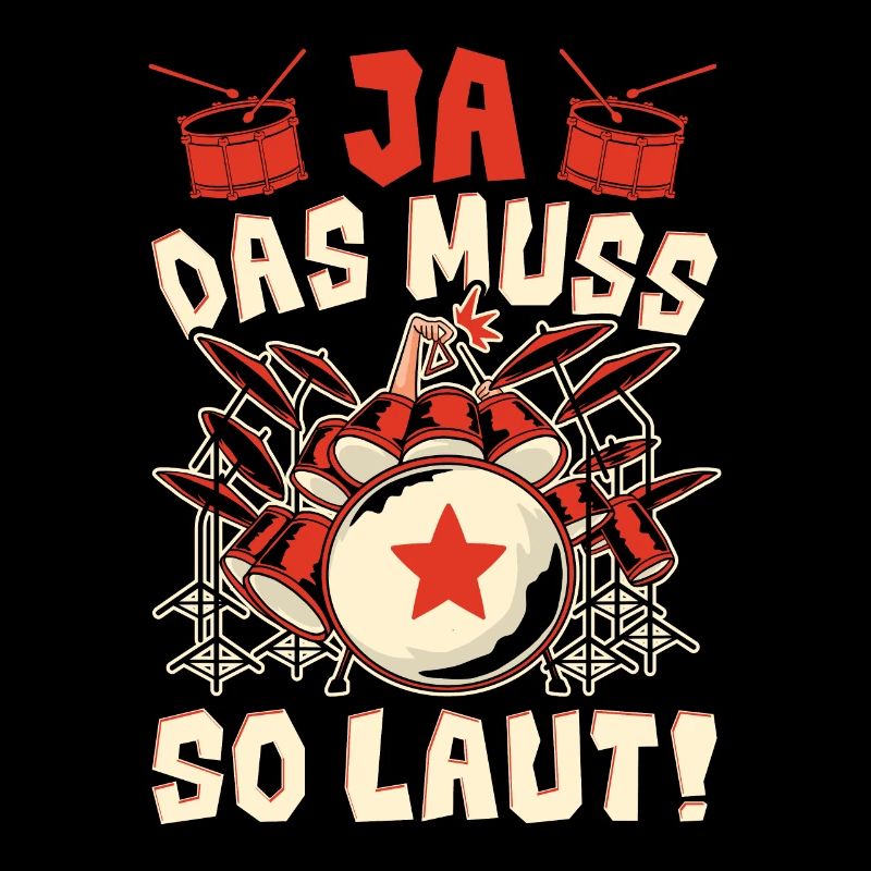 Ja das muss so laut Geschenkidee Schlagzeuger