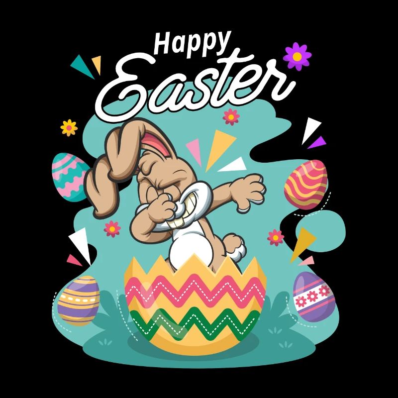 Happy Easter - Dabbing Dab Osterhase