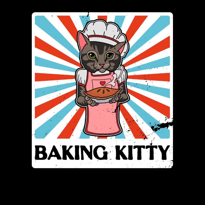 Katzenliebhaber Brötchen Backen Bäcker Spruch
