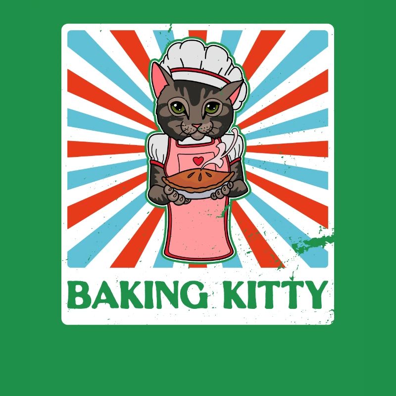 Cat Lovers Baking Rolls Baker Saying