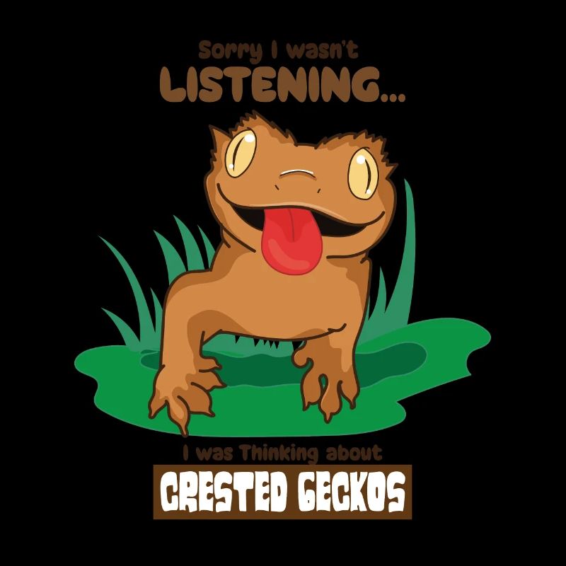Thinking About Geckos Cute Lizard Reptile Animals