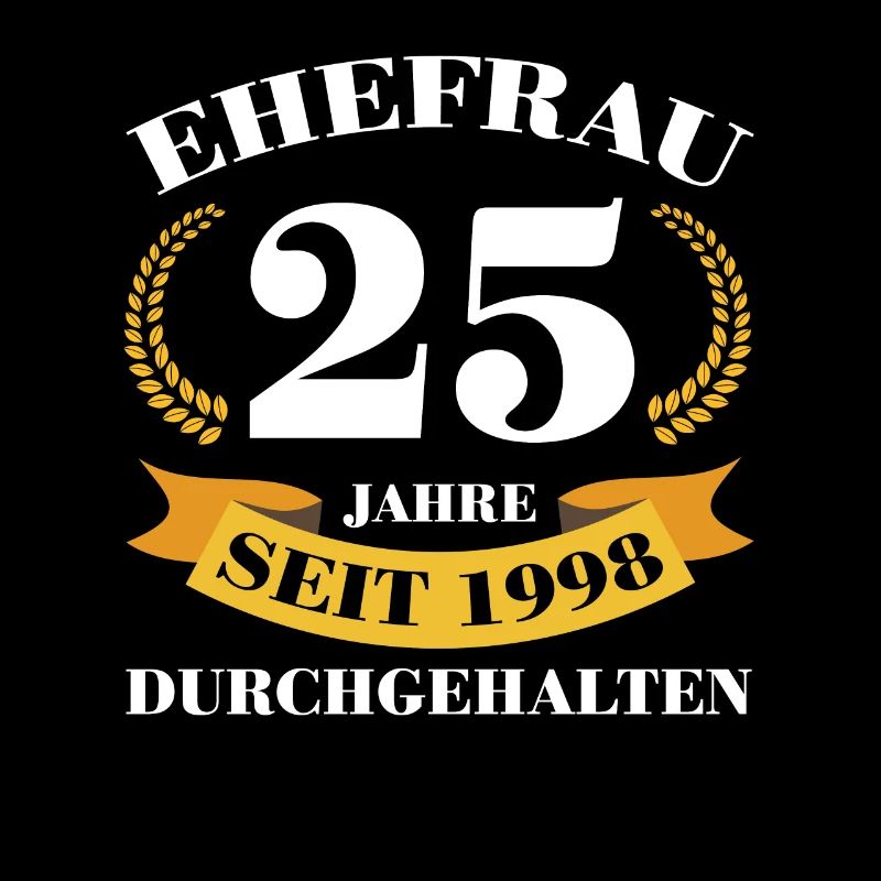25. Hochzeitstag Ehefrau Silberhochzeit Geschenk