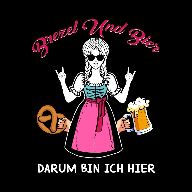 brezel und bier darum bin ich hier
