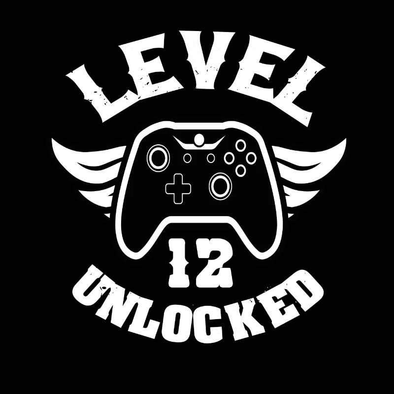 Level 12 Unlocked 12 Birthday