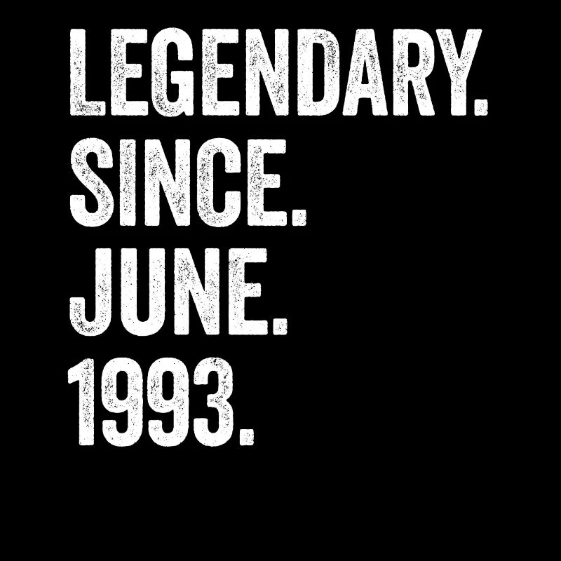 30 Years Old Legendary Since June 1993 30th