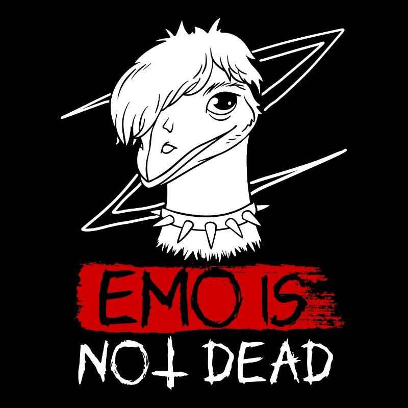 Emo Boy Emo Girl Emu Bird Emocore Punk Esthétique