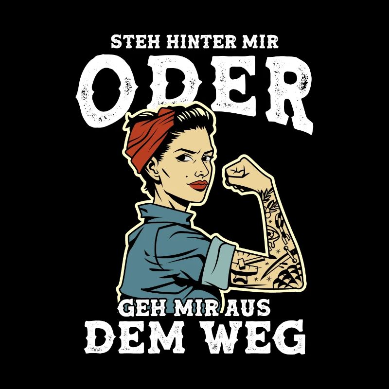 Steh Hinter Mir oder geh mir aus dem Weg