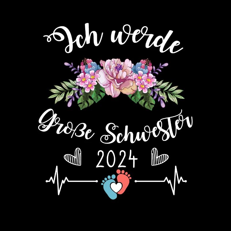 Große Schwester 2024 Herzschlag Blume
