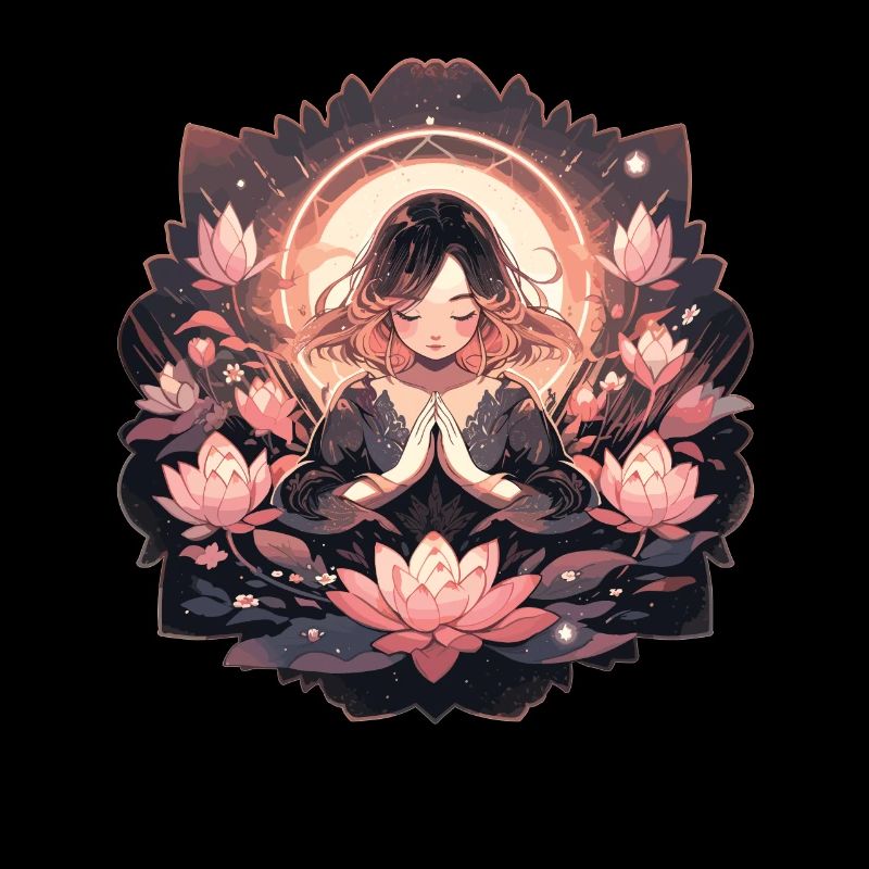Méditation, fleur de lotus, pleine conscience, relaxation