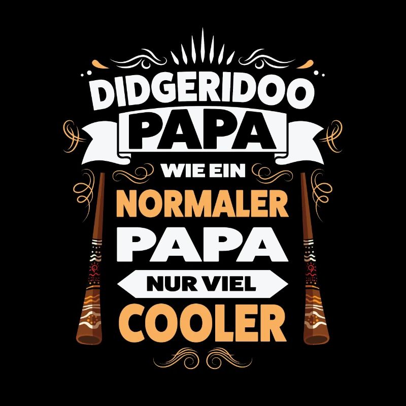 Didgeridoo Papa Didgeridoo-Spieler Geschenk