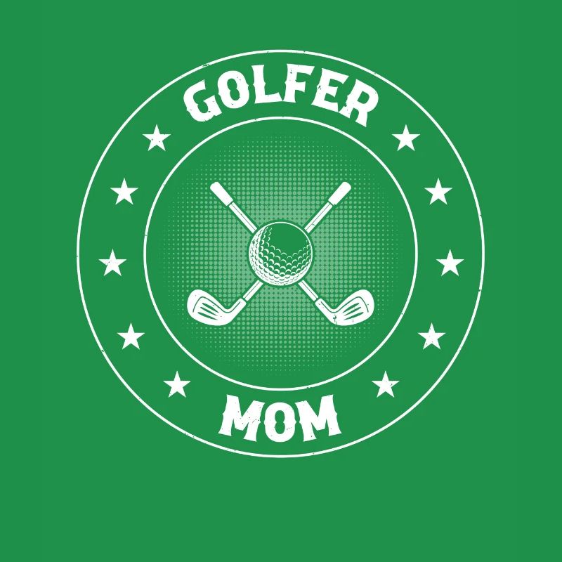 Joueuse de golf Mama Golfeuse Golf - Golfeuse Maman