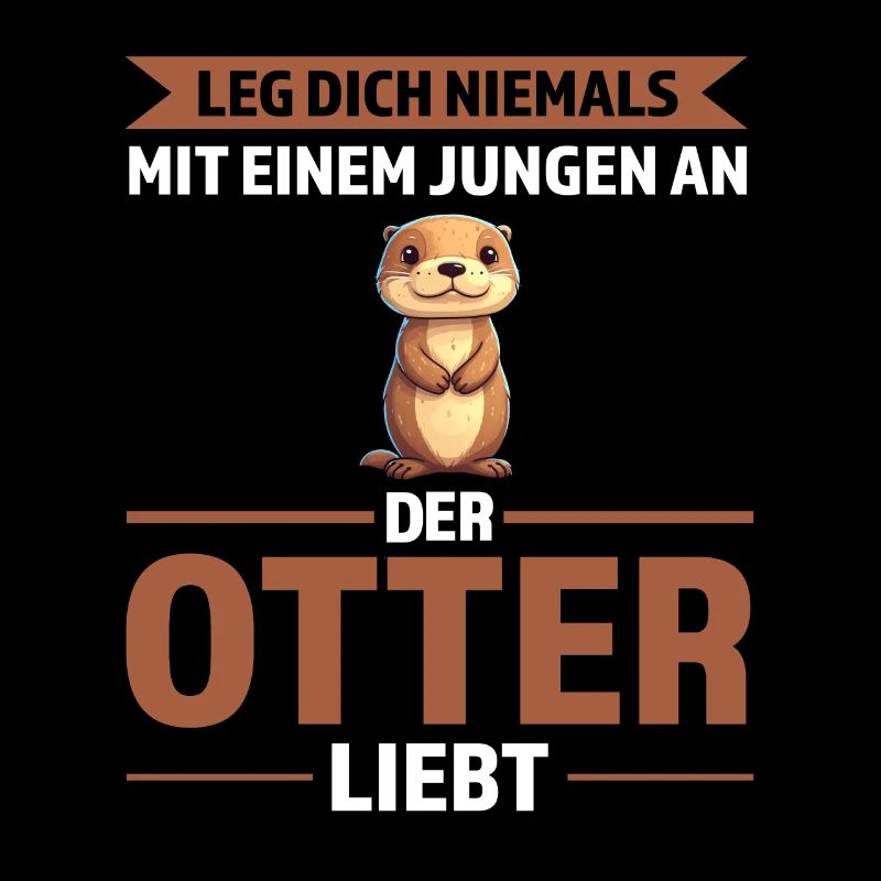 Otter Junge Otter Junge Geschenk