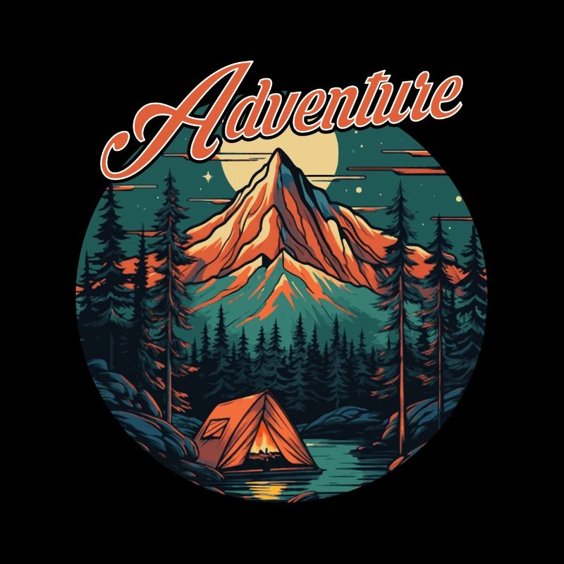 Aventure de trekking dans la nature de la forêt