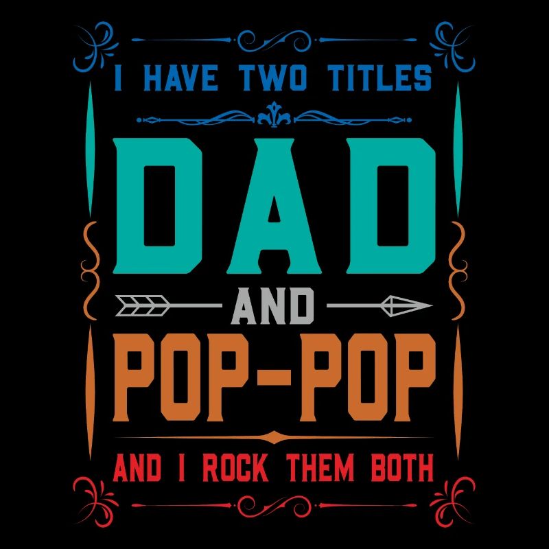 pop-pop Vatertag pop-pop Geschenk