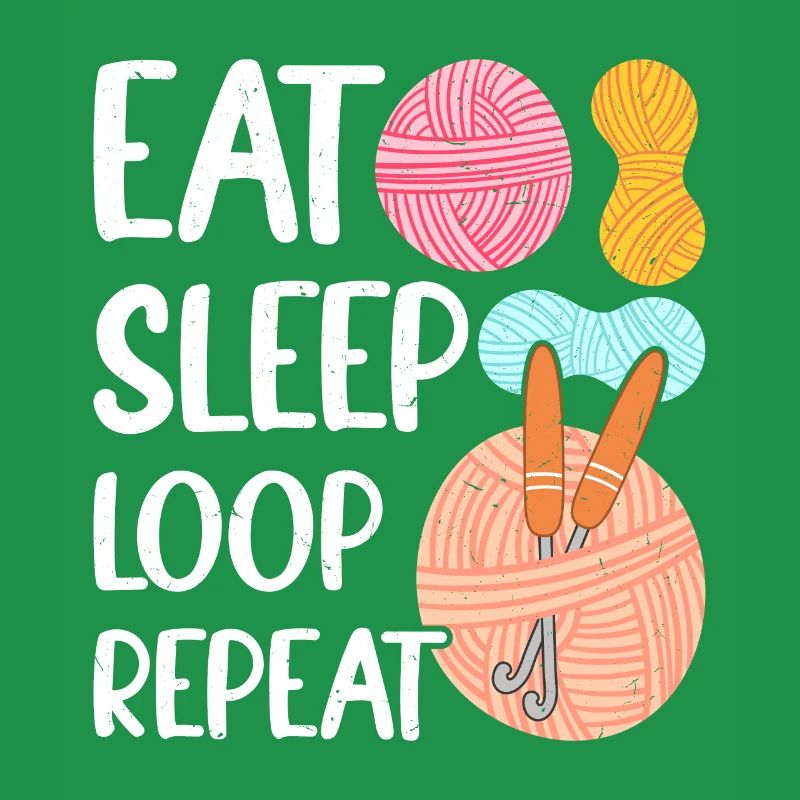 Crochet Lover Funny Loop & Hook Design