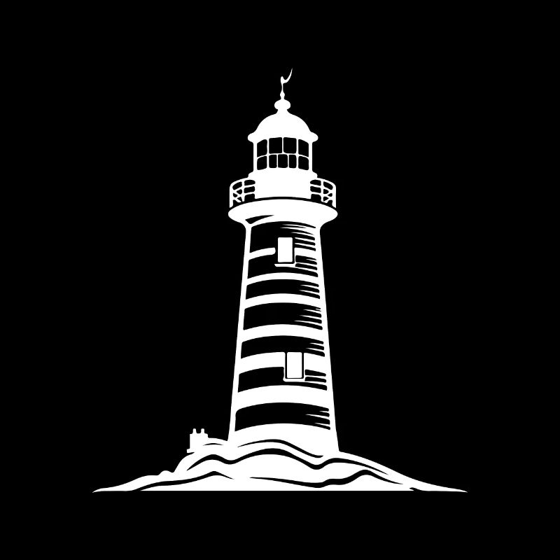 Leuchtturm Küste Symbol
