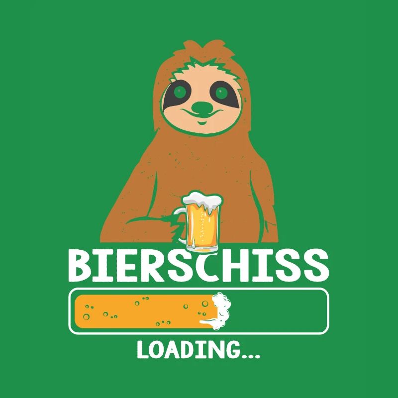 Bierschiss Loading Beer Sloth