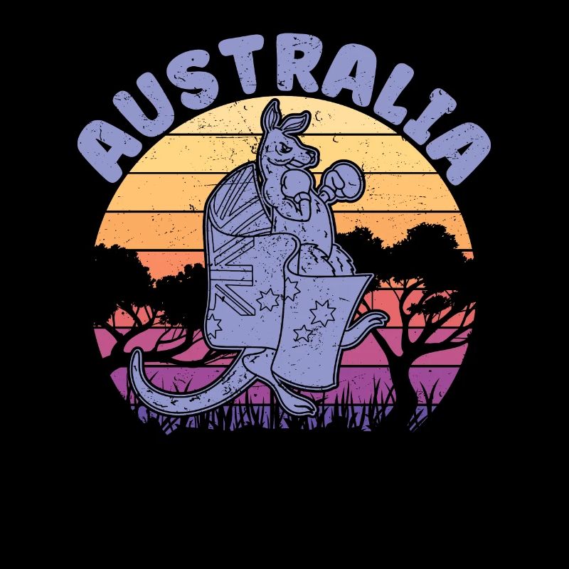 Australien Känguru Australier Sydney Boxen