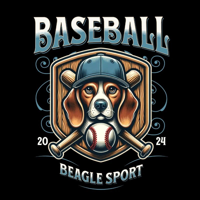 Baseball 2024 Beagle Sport - Einzigartiger Beagle