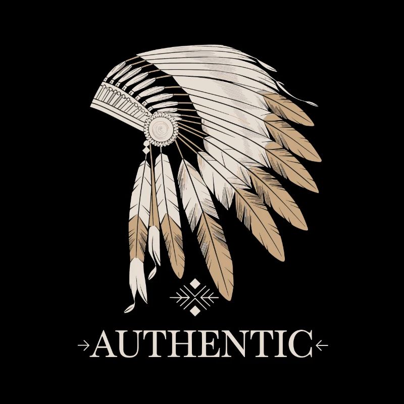 Authentic Indianer Ureinwohner von Amerika