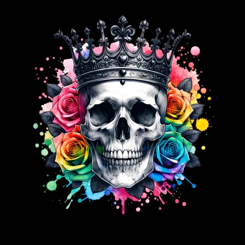 Karnival Halloween Día de Muertos Schädel mit