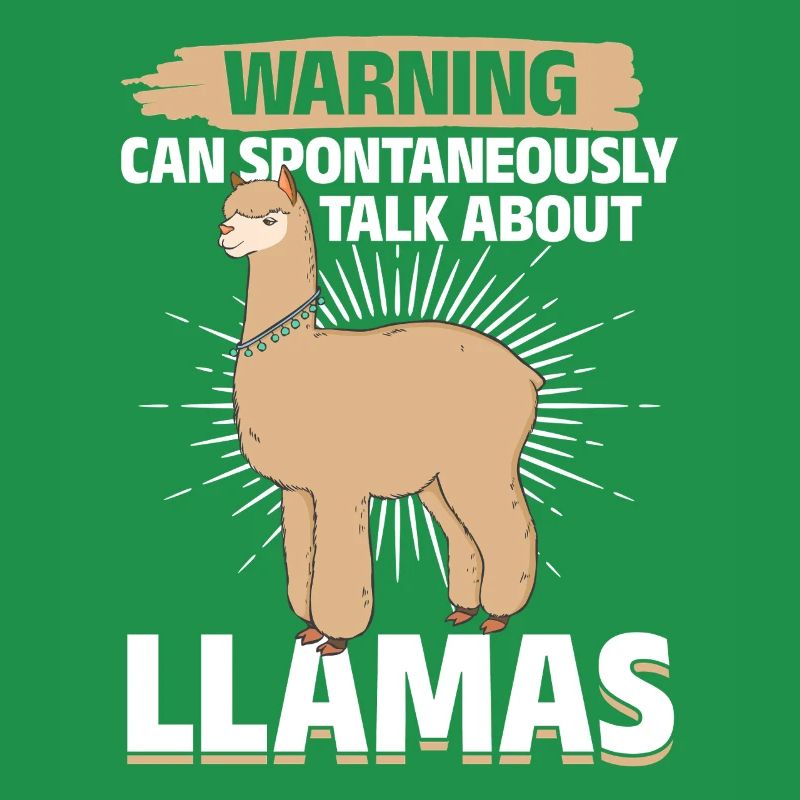 Llama Lover - Warning can spontaneously talk about