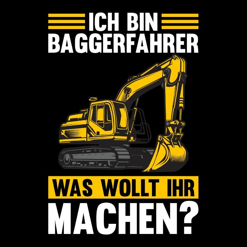 Bagger Fahrer Bagger Bauen Geschenk