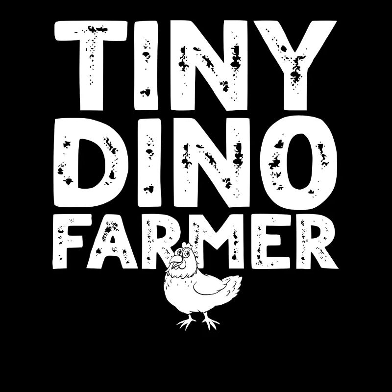 Dino Funny Dinosaur Farmer - Tiny dino farmer