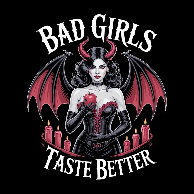 Bad Girls Taste Better! Goth Gothic Emo Baddie