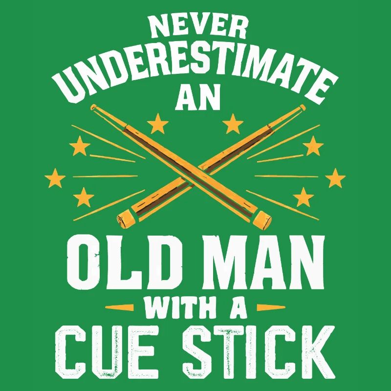 Never Underestimate an Old Man with a Cue Stick