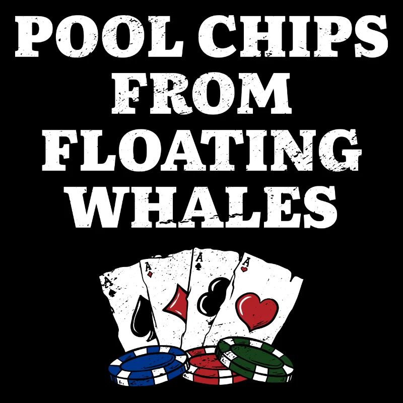 Pool Chips from Floating Whales Poker Funny Poker