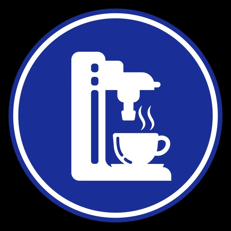 Coffee machine symbol